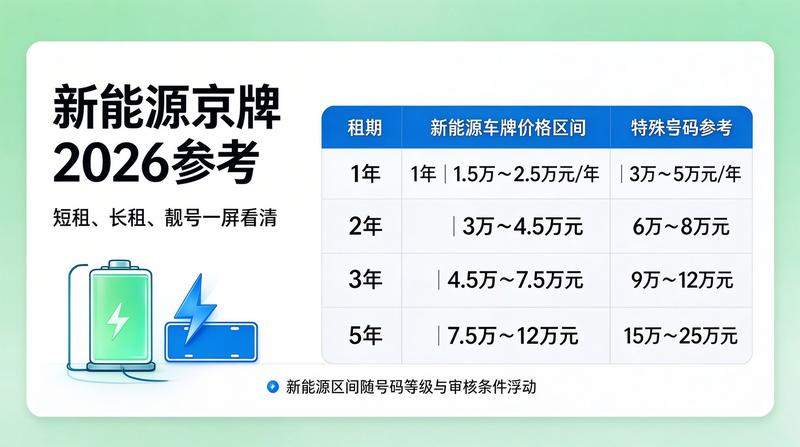 2026年北京新能源车指标政策分析